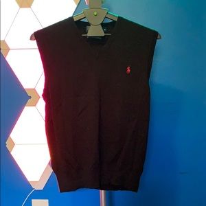 POLO RALPH LAUREN CLASS VEST BLACK - Medium